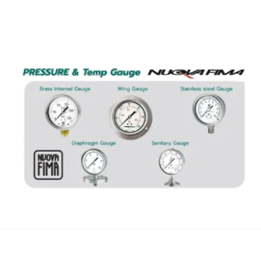 Pressure & Temperature Gauge (เครื่องวัดแรงดันและอุณหภูมิ)